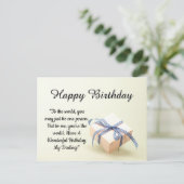 Happy Birthday Briefkaart (Staand voorkant)