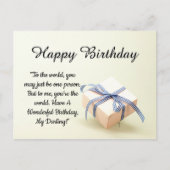 Happy Birthday Briefkaart (Voorkant)