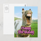 Happy Birthday Briefkaart (Voorkant / Achterkant)