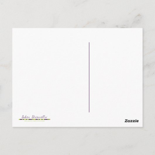 Happy Birthday Briefkaart (Achterkant)