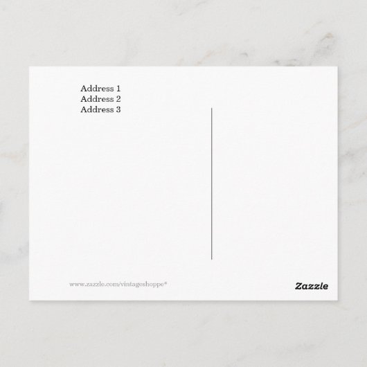  Happy Birthday Briefkaart (Achterkant)