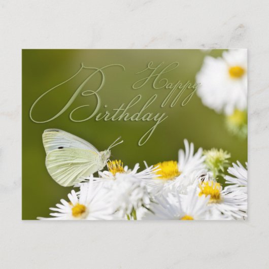 Happy Birthday Briefkaart (Voorkant)