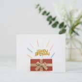 Happy Birthday Briefkaart (Staand voorkant)