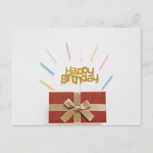 Happy Birthday Briefkaart (Voorkant)