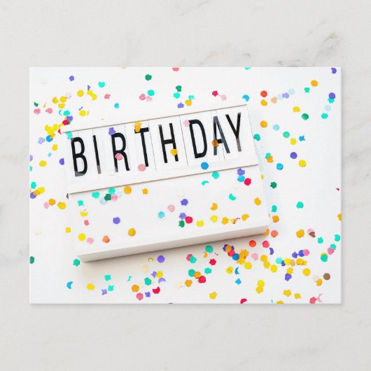 HAPPY BIRTHDAY BRIEFKAART (Voorkant)