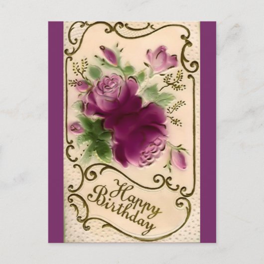 Happy Birthday Briefkaart (Voorkant)