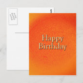 Happy Birthday Briefkaart (Voorkant / Achterkant)