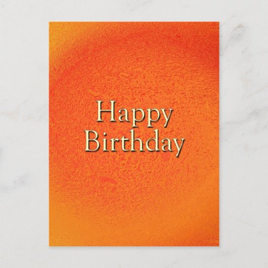Happy Birthday Briefkaart (Voorkant)
