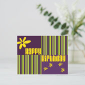 Happy Birthday Briefkaart (Staand voorkant)
