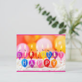 Happy Birthday Briefkaart (Staand voorkant)