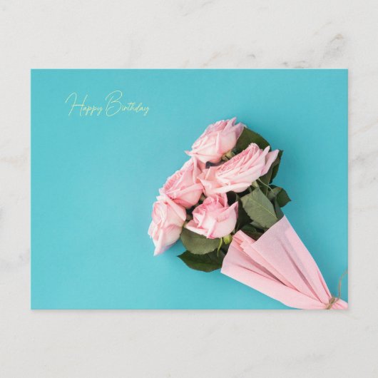 Happy Birthday Briefkaart (Voorkant)