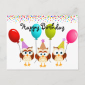 Happy Birthday Briefkaart (Voorkant)