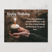 Happy Birthday Briefkaart (Voorkant)