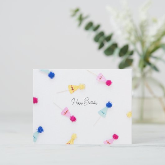 Happy Birthday Briefkaart (Staand voorkant)