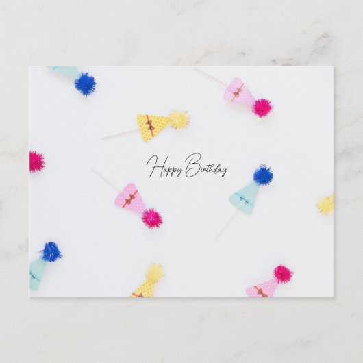 Happy Birthday Briefkaart (Voorkant)