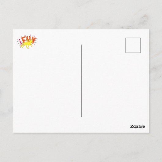 Happy Birthday Briefkaart (Achterkant)