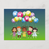 Happy Birthday Briefkaart (Voorkant)