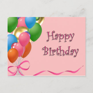 Happy Birthday Briefkaart