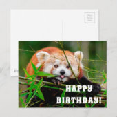 Happy Birthday Briefkaart (Voorkant / Achterkant)