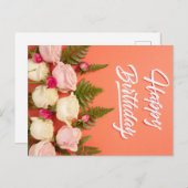 HAPPY BIRTHDAY BRIEFKAART (Voorkant / Achterkant)