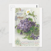  Happy Birthday Briefkaart (Voorkant / Achterkant)