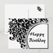  Happy Birthday Briefkaart (Voorkant / Achterkant)