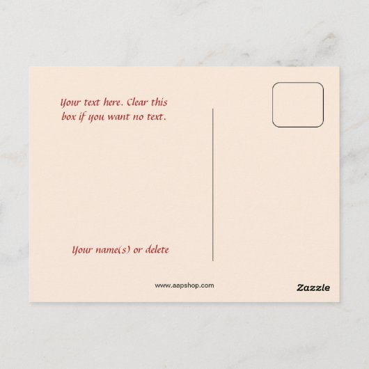  Happy Birthday Briefkaart (Achterkant)