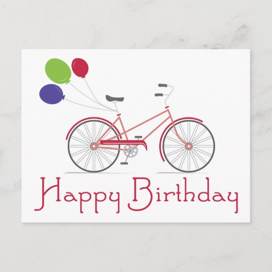 Happy Birthday Briefkaart (Voorkant)