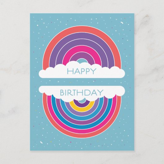 Happy Birthday Briefkaart (Voorkant)