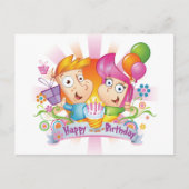 Happy Birthday Briefkaart (Voorkant)