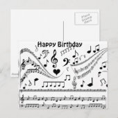 Happy Birthday_ Briefkaart (Voorkant / Achterkant)