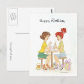 Happy Birthday Briefkaart (Voorkant / Achterkant)