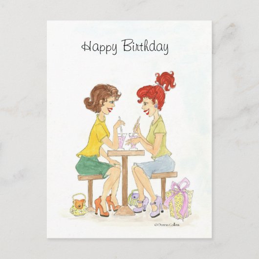Happy Birthday Briefkaart (Voorkant)