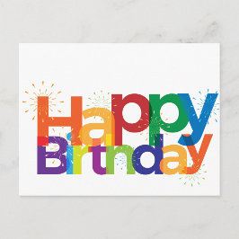 Happy Birthday Briefkaart