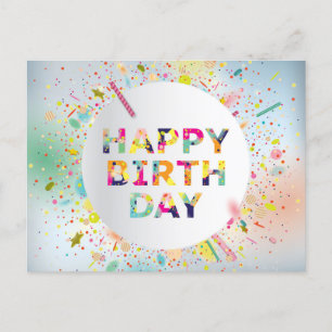 Happy Birthday Briefkaart