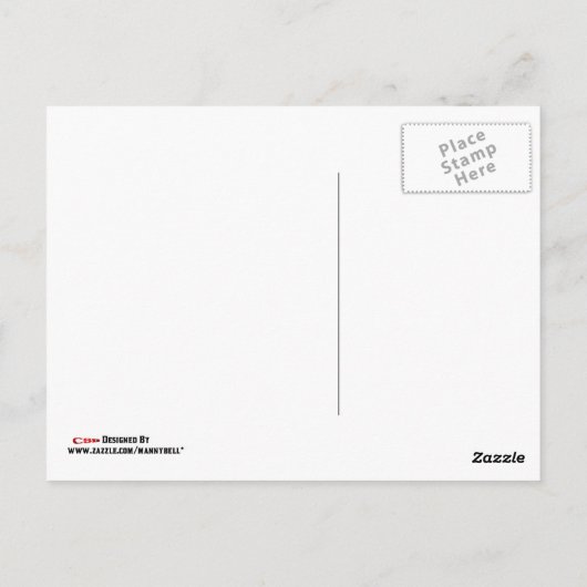 Happy Birthday Briefkaart (Achterkant)