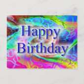 Happy Birthday Briefkaart (Voorkant)