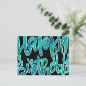 Happy Birthday Briefkaart (Staand voorkant)