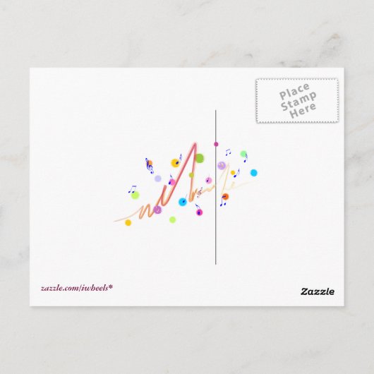 Happy Birthday Briefkaart (Achterkant)