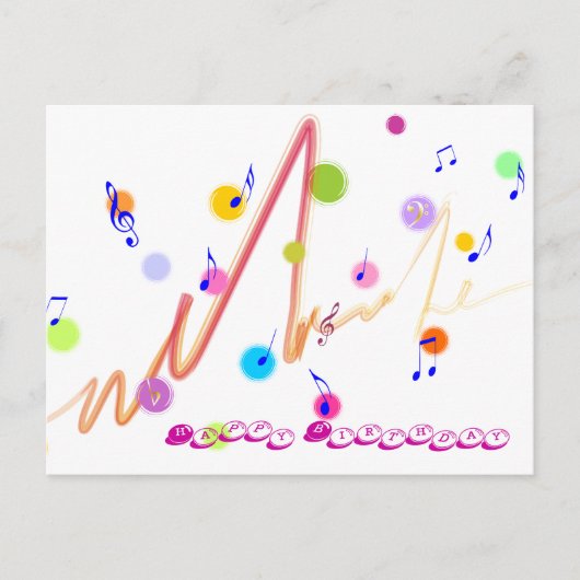 Happy Birthday Briefkaart (Voorkant)