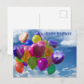 Happy Birthday Briefkaart (Voorkant / Achterkant)