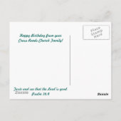 Happy Birthday Briefkaart (Achterkant)