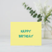 Happy Birthday Briefkaart (Staand voorkant)
