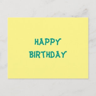 Happy Birthday Briefkaart
