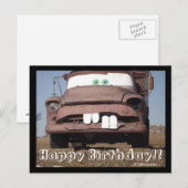 Happy Birthday Briefkaart (Voorkant / Achterkant)