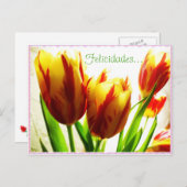 Happy Birthday Briefkaart (Voorkant / Achterkant)