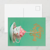 Happy Birthday Briefkaart (Voorkant / Achterkant)