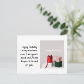 Happy Birthday Briefkaart (Staand voorkant)