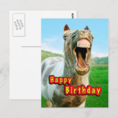 Happy Birthday Briefkaart (Voorkant / Achterkant)