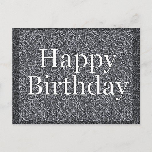 Happy Birthday Briefkaart (Voorkant)